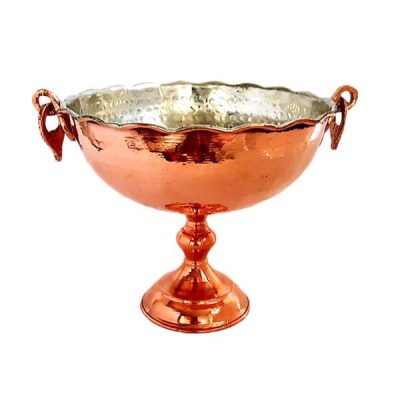 Copper Dessert Serving Bowl Traditionally Hammered Mahan
