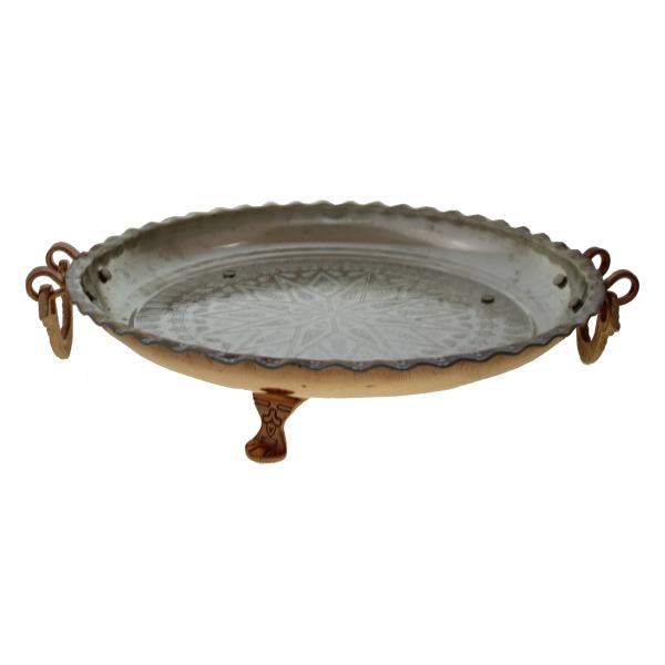 Persian Copper Serving Platter Hammered Sarv