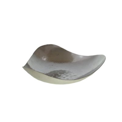 Copper Dessert Serving Bowl Traditionally Hammered Triangle