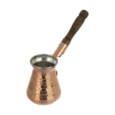 Turkish Coffee Pot – Traditional Hammered Copper Cezve / Ibrik, Darya