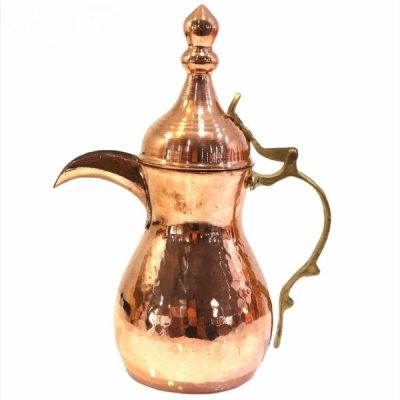 Copper Dallah Coffee Pot for Brewing Qahwa & Arabic Coffee – Hivana