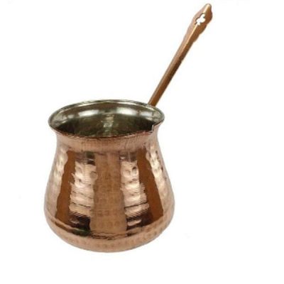 Turkish Coffee Pot – Traditional Hammered Copper Cezve / Ibrik, Kabiri