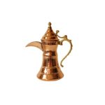 Copper Dallah Coffee Pot for Brewing Qahwa & Arabic Coffee – Mehrzad