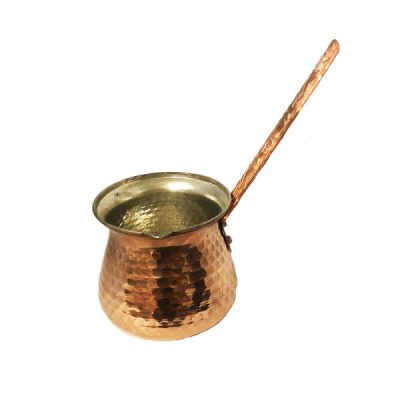Turkish Coffee Pot – Traditional Hammered Copper Cezve / Ibrik, Sadra