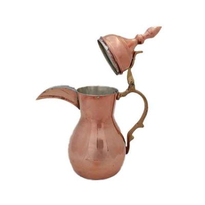 Copper Dallah Coffee Pot for Brewing Qahwa & Arabic Coffee – Sahra