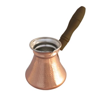 Turkish Coffee Pot – Traditional Hammered Copper Cezve / Ibrik, Vida