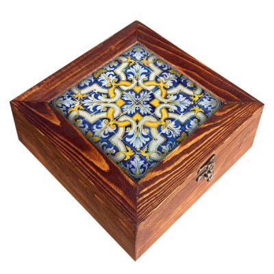 Persian Wooden Organizer with chests for Tea Bags and Nuts Bahar