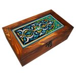 Persian Wooden Organizer with chests for Tea Bags and Nuts Choobi