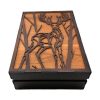 Persian Wooden Organizer with chests for Tea Bags and Nuts Deer