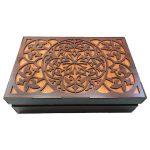 Persian Wooden Organizer with chests for Tea Bags and Nuts Hamta