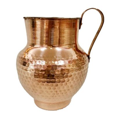 Persian Copper Pitcher Traditional Hammered Aseman