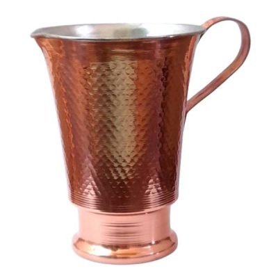 Persian Copper Pitcher Traditional Hammered Baran