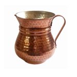 Persian Copper Pitcher Traditional Hammered Kara