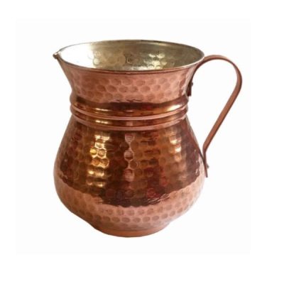 Persian Copper Pitcher Traditional Hammered Kara