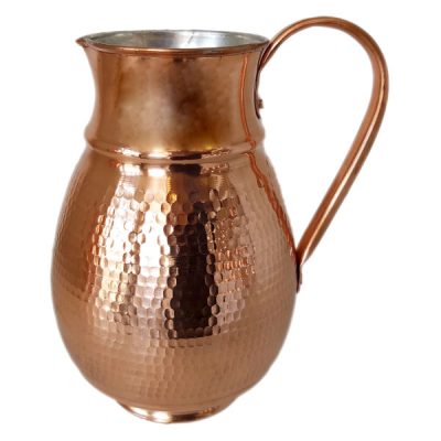 Persian Copper Pitcher Traditional Hammered Khatoon