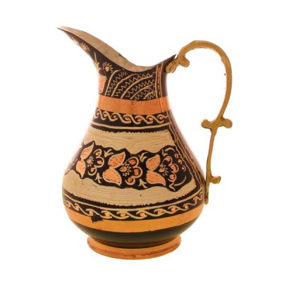 Persian Copper Pitcher Traditional Hammered Modern