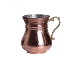 Persian Copper Pitcher Traditional Hammered Moon