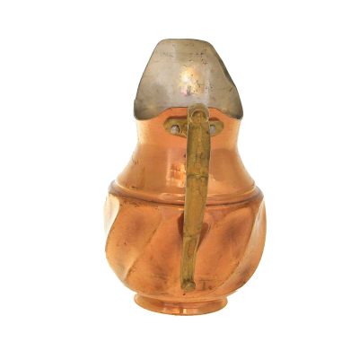Persian Copper Pitcher Traditional Hammered Sun