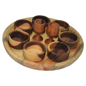 Wooden Haftsin Bowls Dishes Collection Model Cara