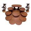 Wooden Haft-sin Set for Nowruz Persian New Year Negar