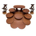 Wooden Haft-sin Set for Nowruz Persian New Year Negar