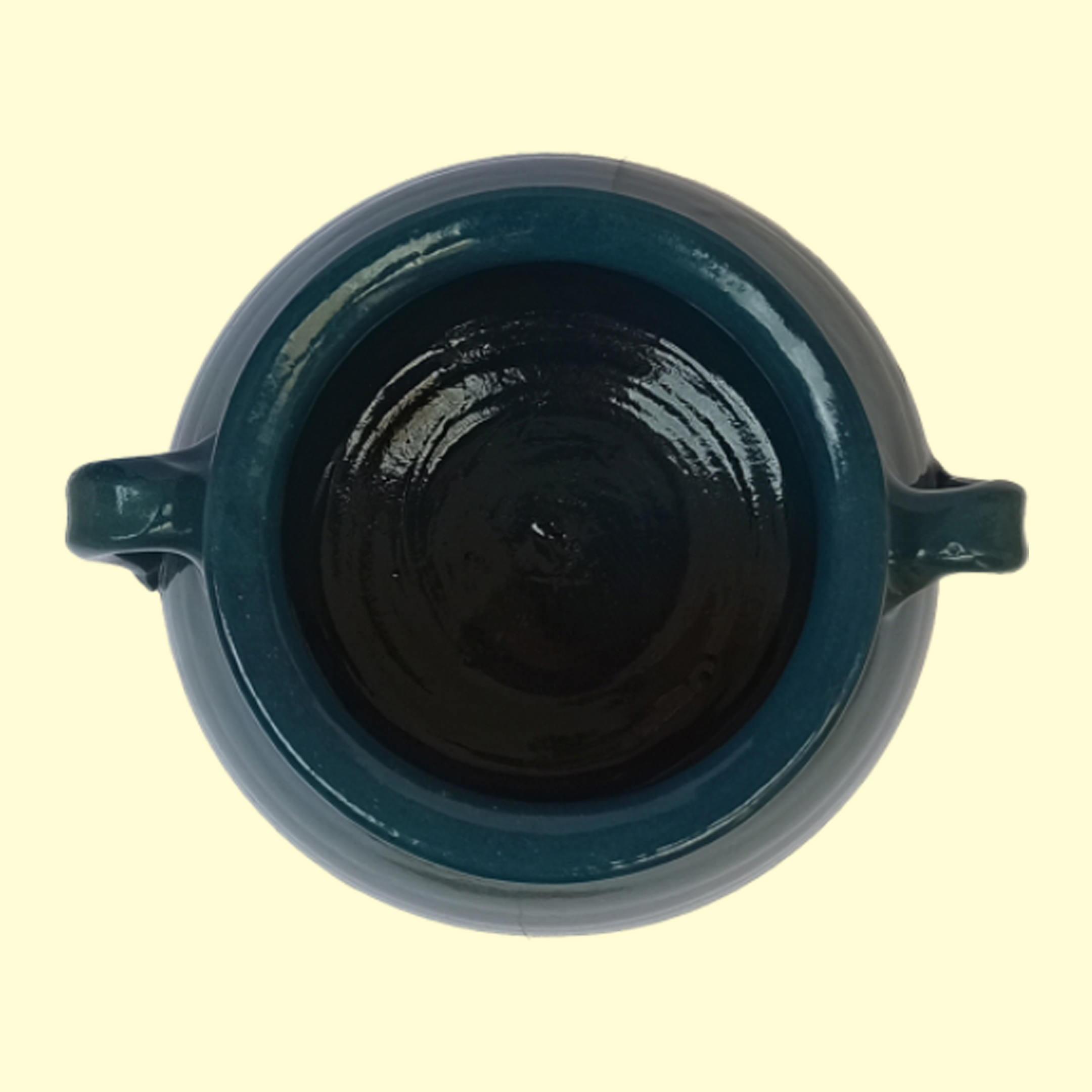 Persian Pottery Dizi Pot with Lid for Cooking Abgoosht