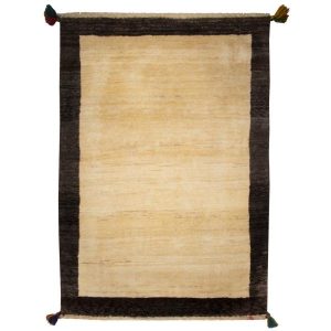 1.5 Meter Persian Handwoven Wool Gabbeh Rug Model Raz