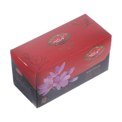Golestan Saffron Flavored Black Tea (Pack of 8)