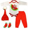 4 Piece Yalda Baby Clothes Set Model Happy Watermelon