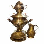 Persian Brass Samovar Decorative Coal Tea Maker 6-Liter