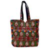 Ethnic Tote Bag with Baluchi Embroidered Model Lana