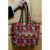 Ethnic Tote Bag with Baluchi Embroidered Model Mahsan