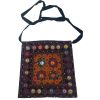 Ethnic Embroidered Crossbody Bag Baluchi Purple Design