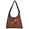 Ethnic Suede Boho Shoulder Bag Embroidered Golzar I