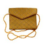 Embroidered Clutch Handbag with Geometric Pattern - Hamid III