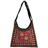Ethnic Suede Boho Shoulder Bag Embroidered Karimi