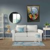Decorative Persian Framed Ceramic Tile - Beautiful City