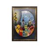 Decorative Persian Framed Ceramic Tile - Beautiful City