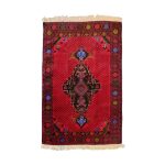 Authentic Persian Prayer Rug Hand-Knotted & Luxurious Sajada Medallion
