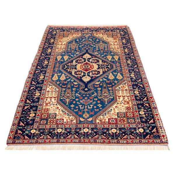 Persian Wool Carpet Hand-Knotted with Medallion design Model Karimi