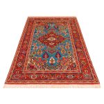 Persian Wool Carpet Hand-Knotted Turquoise