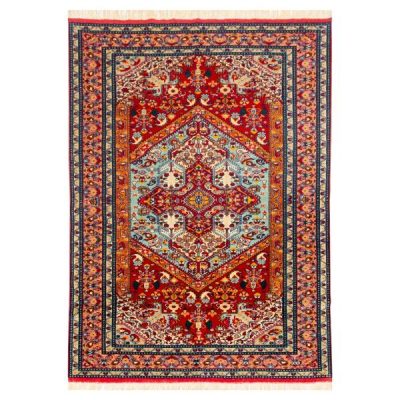 Persian Wool Carpet Hand-Knotted Laki G2