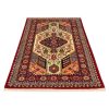 Persian Wool Carpet Hand-Knotted with Medallion design Golden