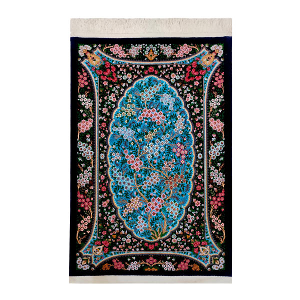 Qom Hand-Knotted Persian Carpet Model Behesht