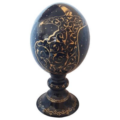 Persian Decorative Hand Painted Ostrich Egg Shell – Sama