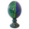 Persian Decorative Hand Painted Ostrich Egg Shell - Seasons