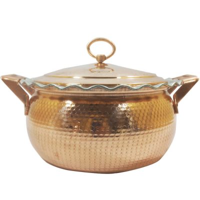 Persian Copper Stock Pot – Traditional Hammered Cooking Style Kabiri
