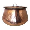Persian Copper Stock Pot - Traditional Hammered Cooking Style Kamanii