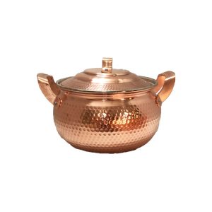 Iranian Hammered Copper Stock Pot Model Kimia