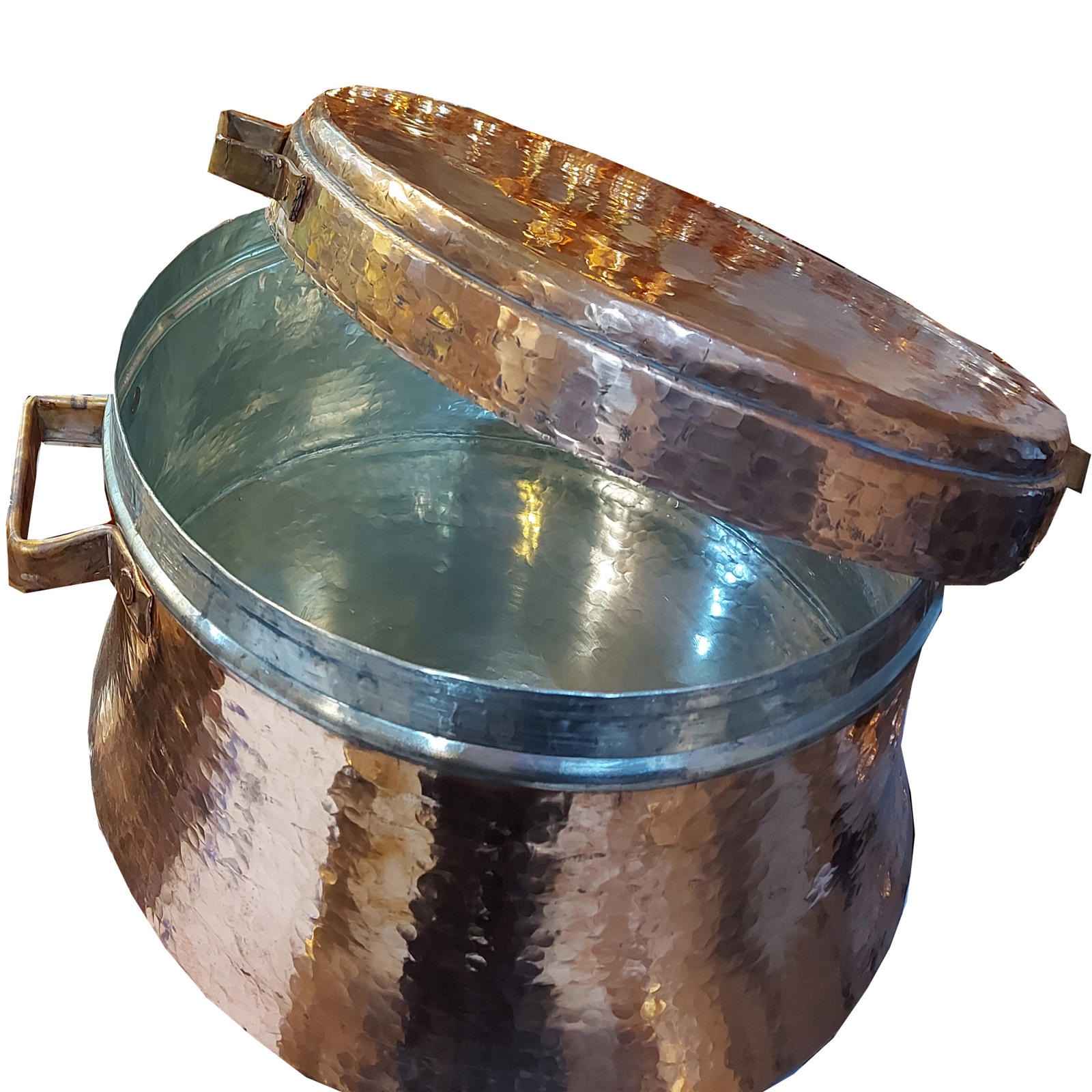 Persian Copper Stock Pot – Traditional Hammered Cooking Style Mania